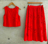 COASTAL SET RED/ORANGE