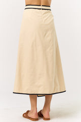MAXI WRAP SKIRT SET