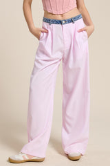 PINK STRIPE PANT