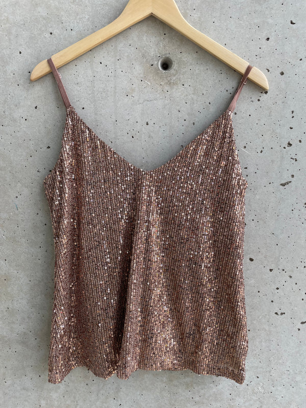 CHRIS SEQUIN TOP
