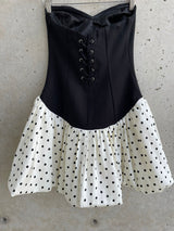 POLKA MINI DRESS