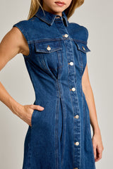 Denim Midi Dress