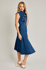 Denim Midi Dress