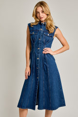 Denim Midi Dress