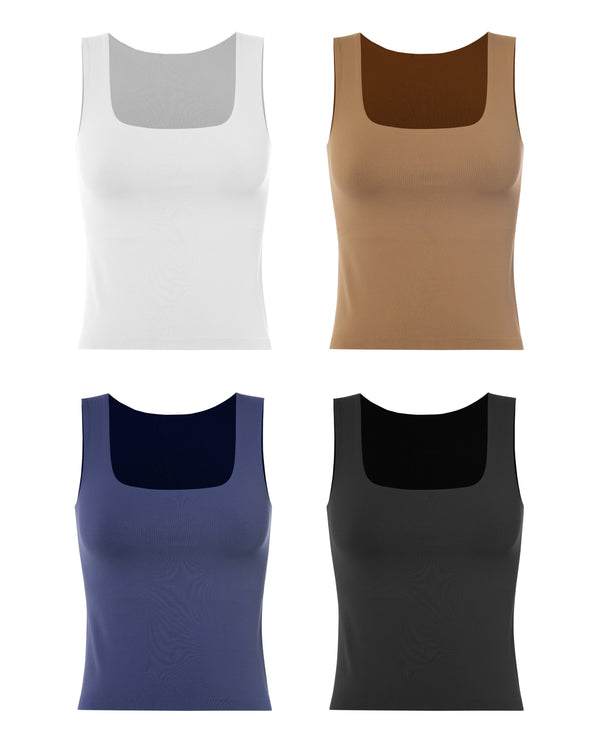 BASIC SQUARE NECK TANK