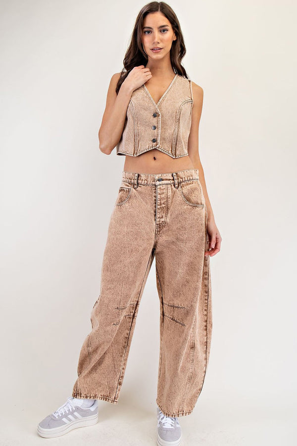 CAMI CROP LIGHT DEMIN