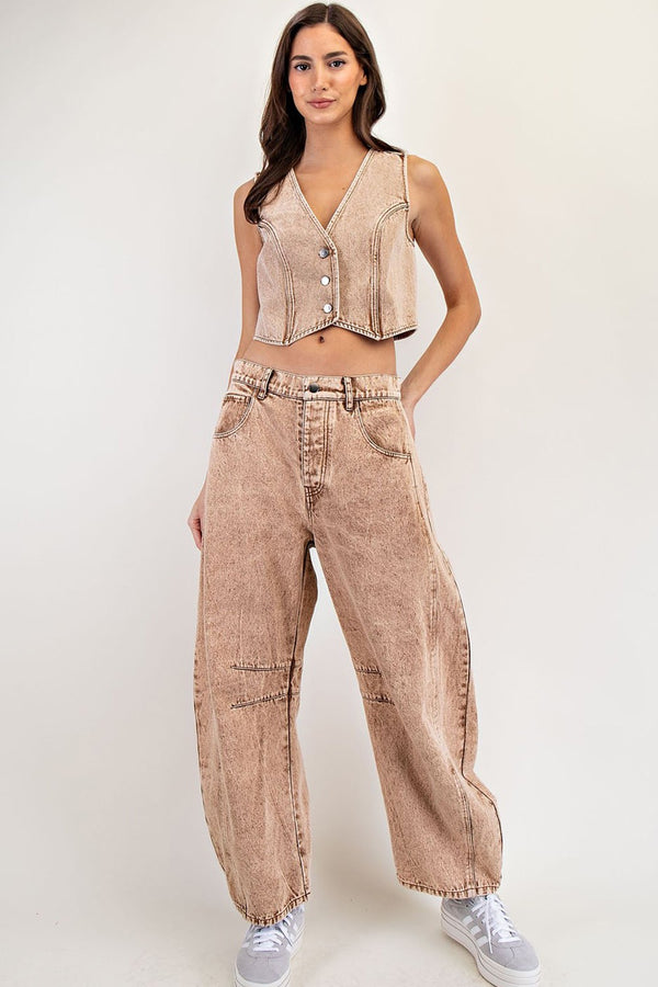 CAMI CROP LIGHT DEMIN
