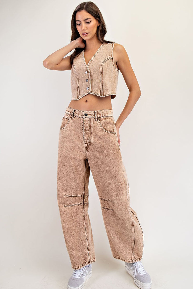 CAMI CROP LIGHT DEMIN