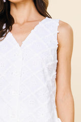 WHITE SKIRT SET