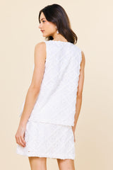 WHITE SKIRT SET