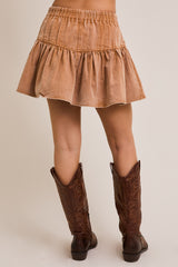 PEPPER DENIM MINI SKIRT