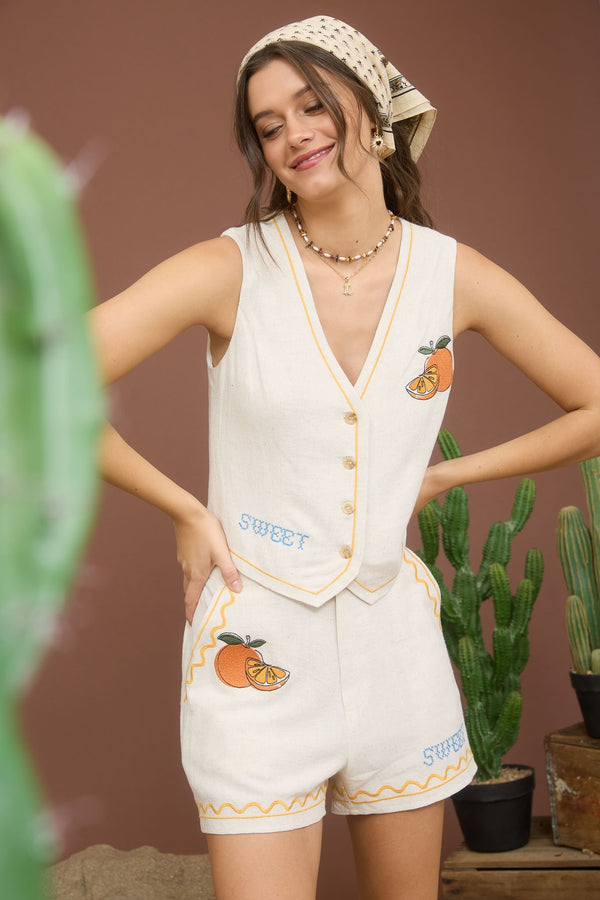 CLEMENTINE SHORT SET