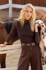 POLLY RHINESTONE TOP