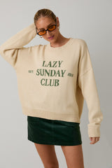 LAZY SUNDAY SWEATER