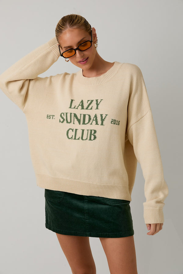 LAZY SUNDAY SWEATER