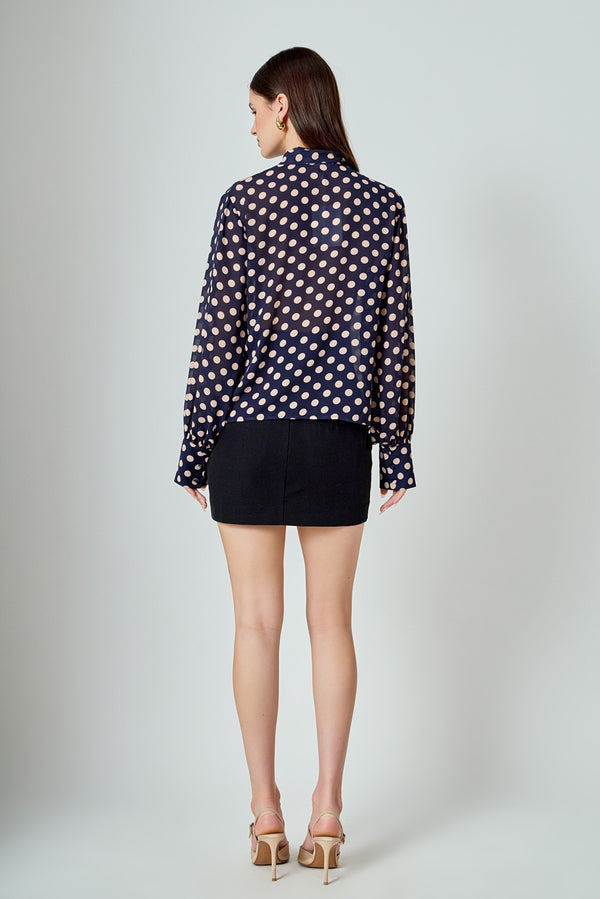 SILVY POLKA TOP