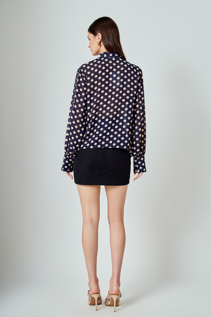 SILVY POLKA TOP