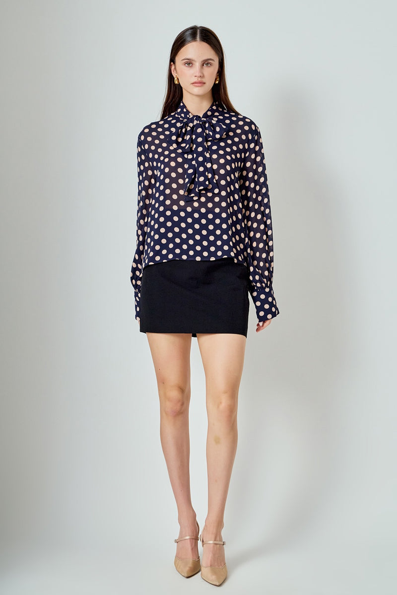 SILVY POLKA TOP
