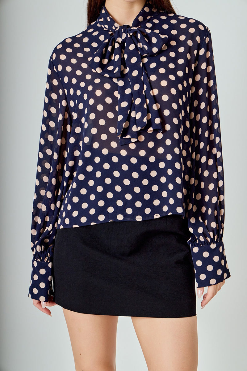 SILVY POLKA TOP