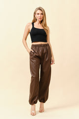 ELODIE LEATHER PANT