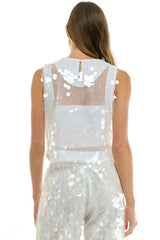 EMMA CLEAR SEQUIN SET