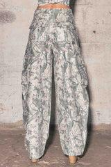 RHINESTONE CAMO JEAN