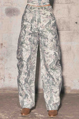 RHINESTONE CAMO JEAN