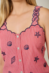SEASHORE STRIPE ROMPER