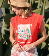 KAIA FLOWER TEE