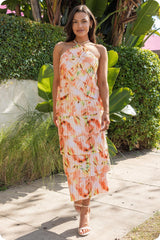 MULTICOLOR PLEATED SET