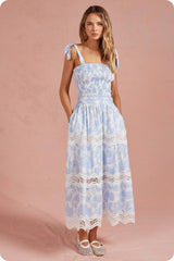 BLUE FLORAL SET