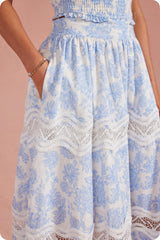 BLUE FLORAL SET