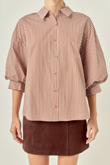 STRIPED BALLOON TOP