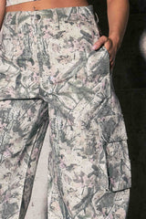 RHINESTONE CAMO JEAN