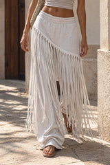 FRINGED SWEATPANT
