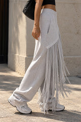 FRINGED SWEATPANT