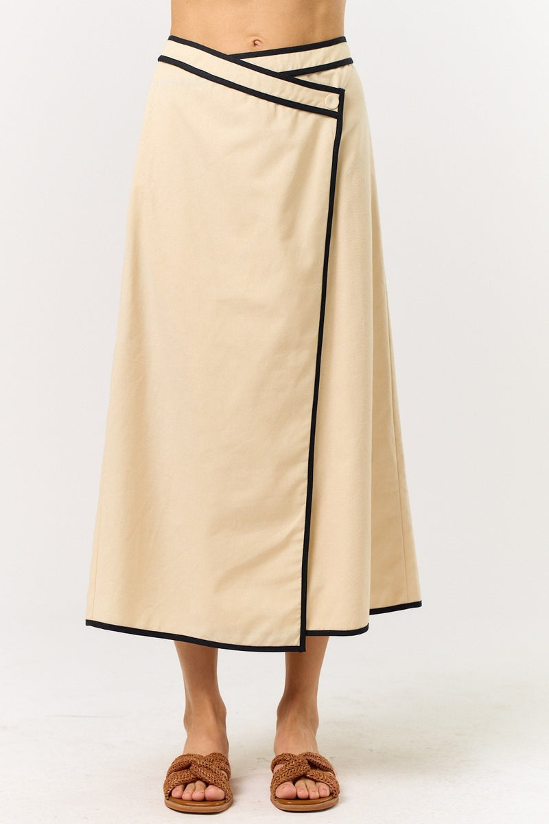 MAXI WRAP SKIRT SET