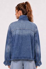 FUNNEL DENIM JACKET