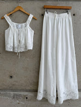 EMBROIDERY WHITE SET