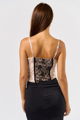 LEO MIX BODYSUIT