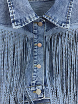 PAU DENIM VEST TOP