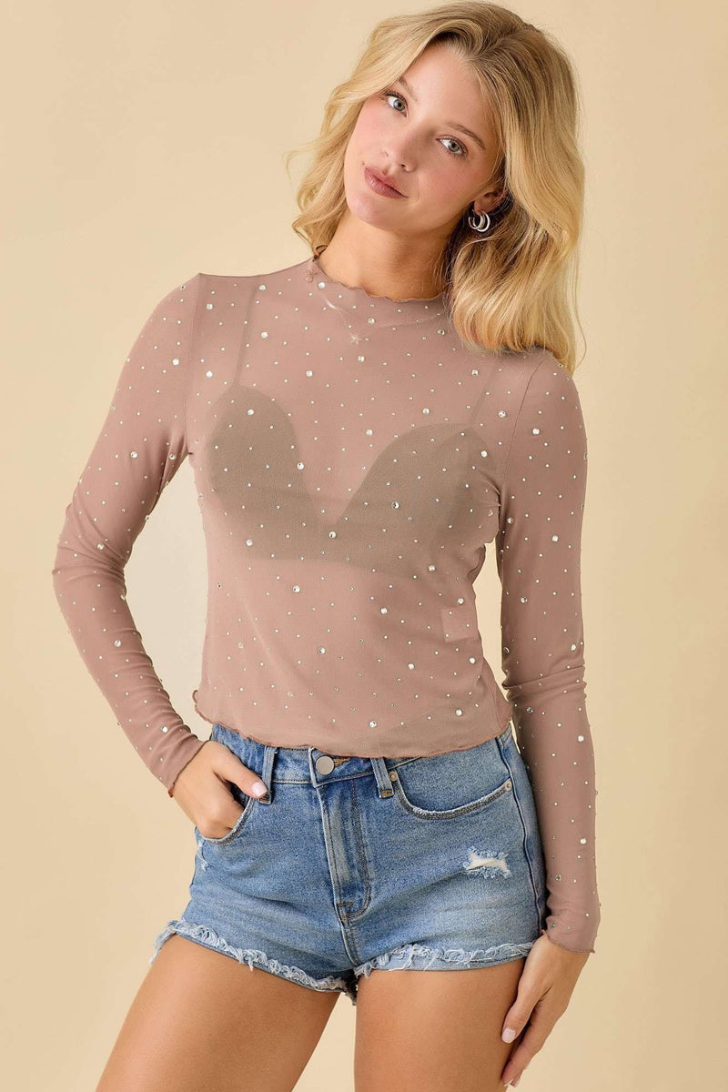 GIANNA MESH TOP
