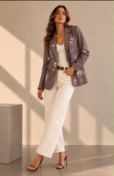 PORTER STRIPPED BLAZER