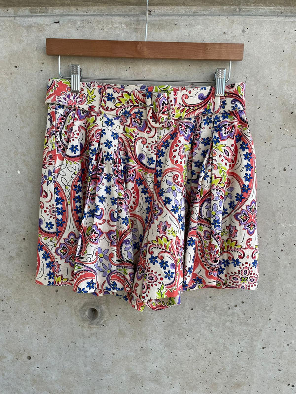 Linen Print Short