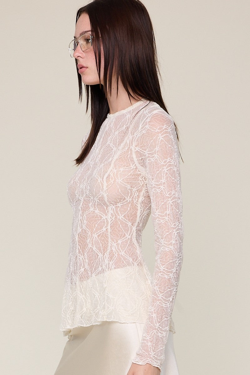 ANNE MESH TOP