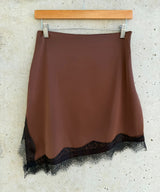 BROOKE SATIN SKIRT