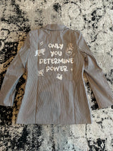 PORTER STRIPPED BLAZER