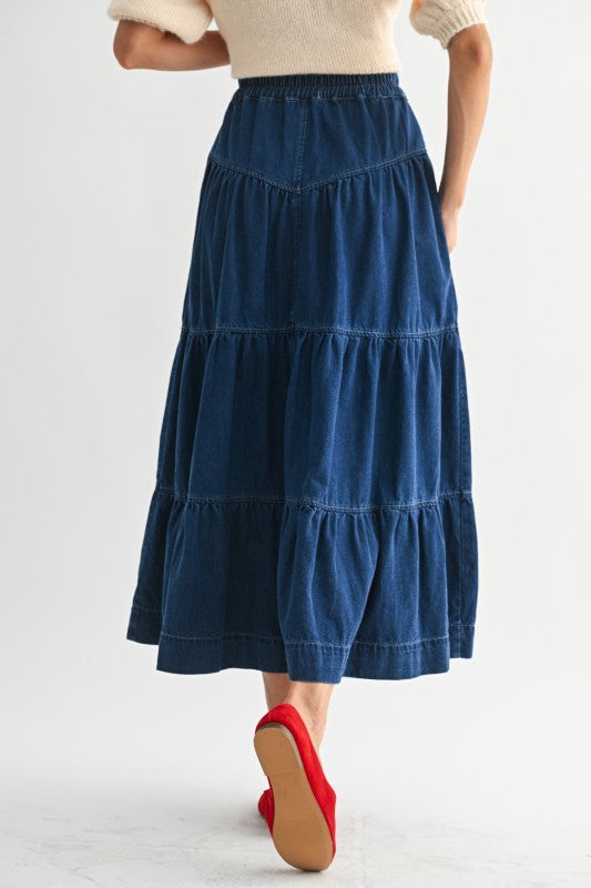 HARRIET DENIM SKIRT