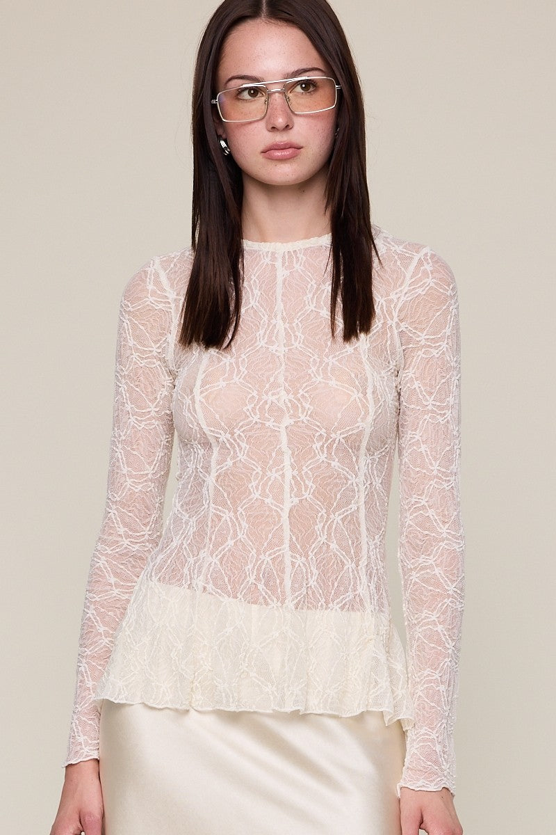 ANNE MESH TOP