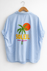 SOLEIL BUTTON DOWN BLOUSE